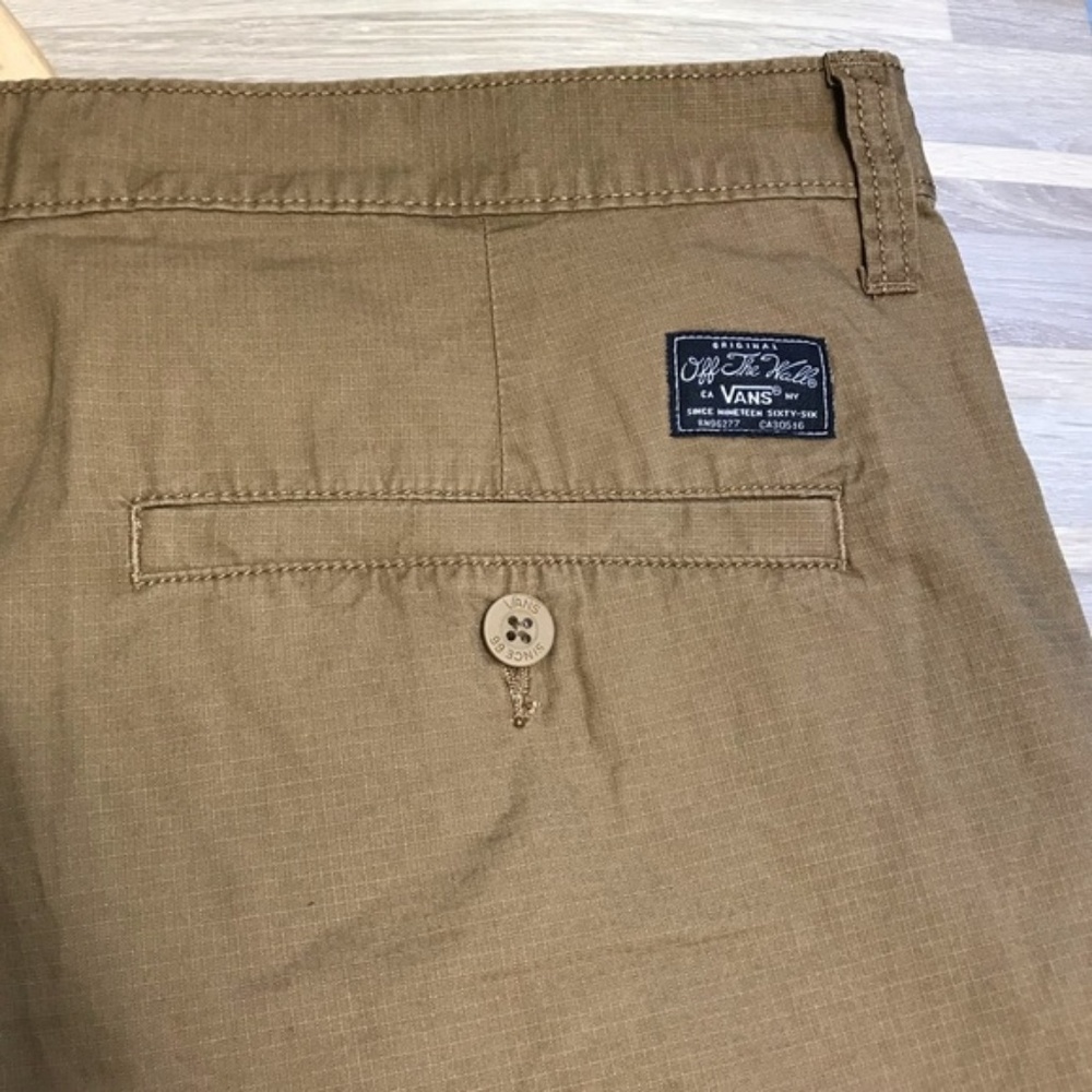 NWT VANS Men’s Splitter-B Skate Shorts Beige Khaki - Picture 8 of 8